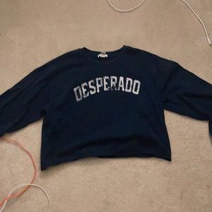 long sleeve cropped top